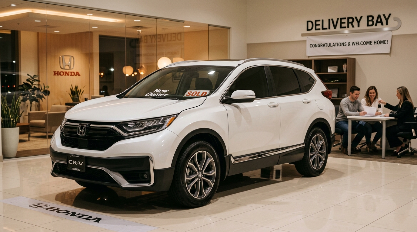圓滿收購：2022年白色CR-V，開啟新篇章